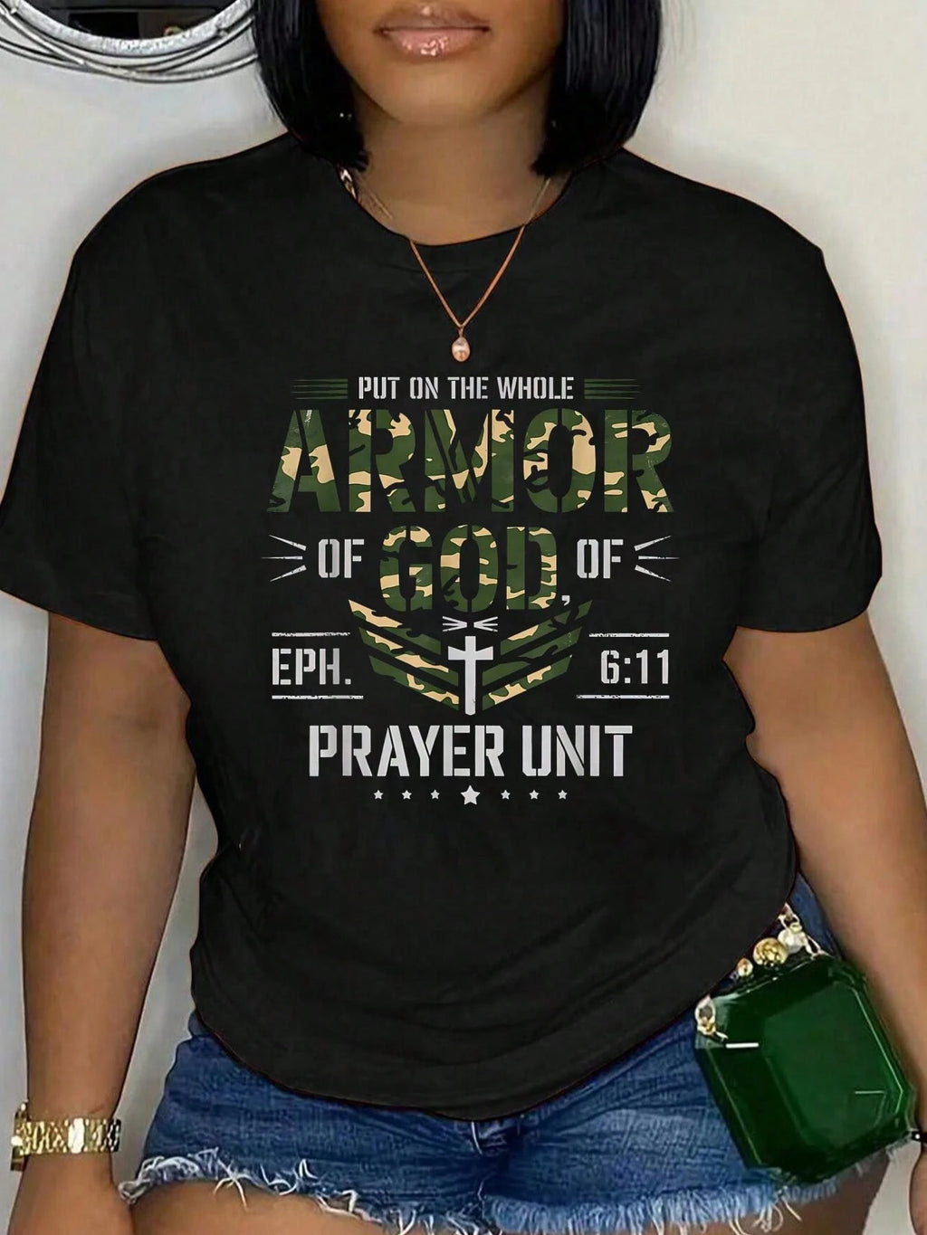 Camouflage Graphic T-Shirt - Soft Cotton Fabric, Oversized Fit Unisex Casual Wear Tops