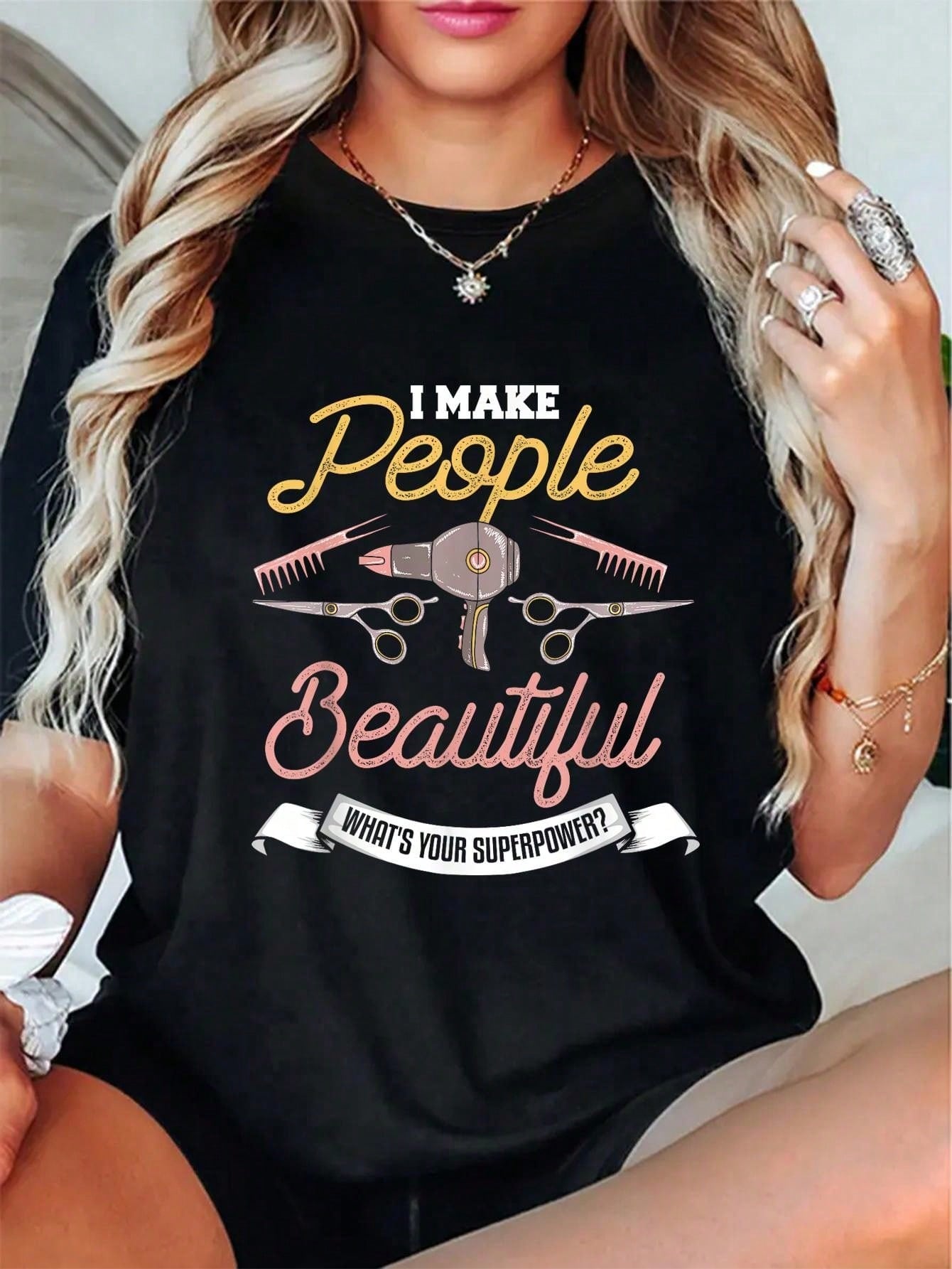 Custom Resin Art Epoxy T-Shirt Soft Cotton Crew Neck Short Sleeve Wear For Handmade Resin Craft Creators
