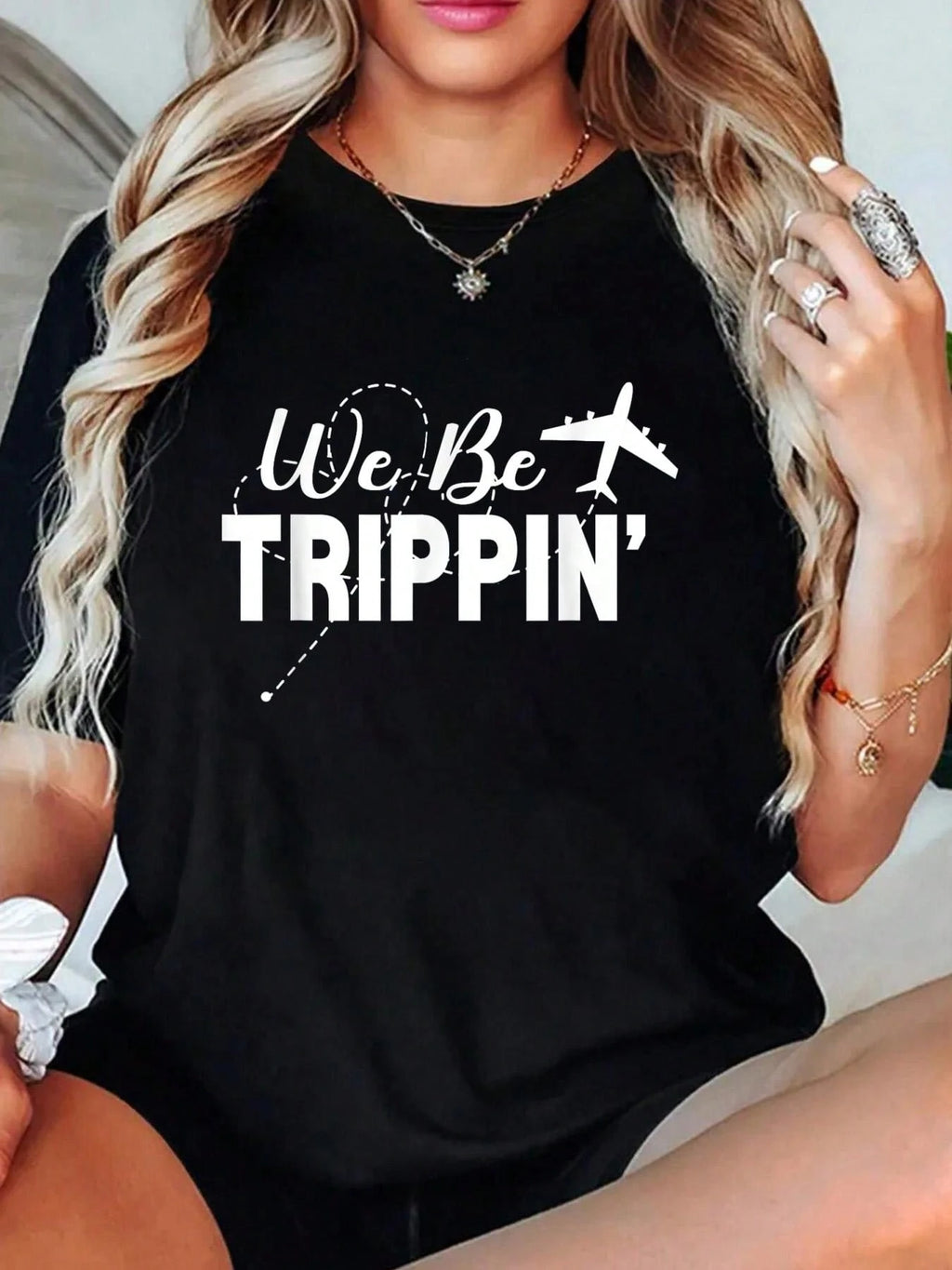 100% Cotton Funny Travel T-Shirt, Unisex Vacation Shirt for Travelers, Lightweight Breathable Tee for Flights and Airport Outfits, Casual Travelwear for Road Trips and Holiday Photos