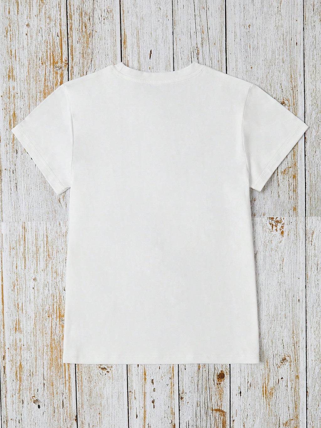 Valentine's Day Leopard Cherry Cartoon Letter Graphic Print T Shirt, Short Sleeve Crew Neck Casual Top For Summer & Spring, Women's T-Shirt