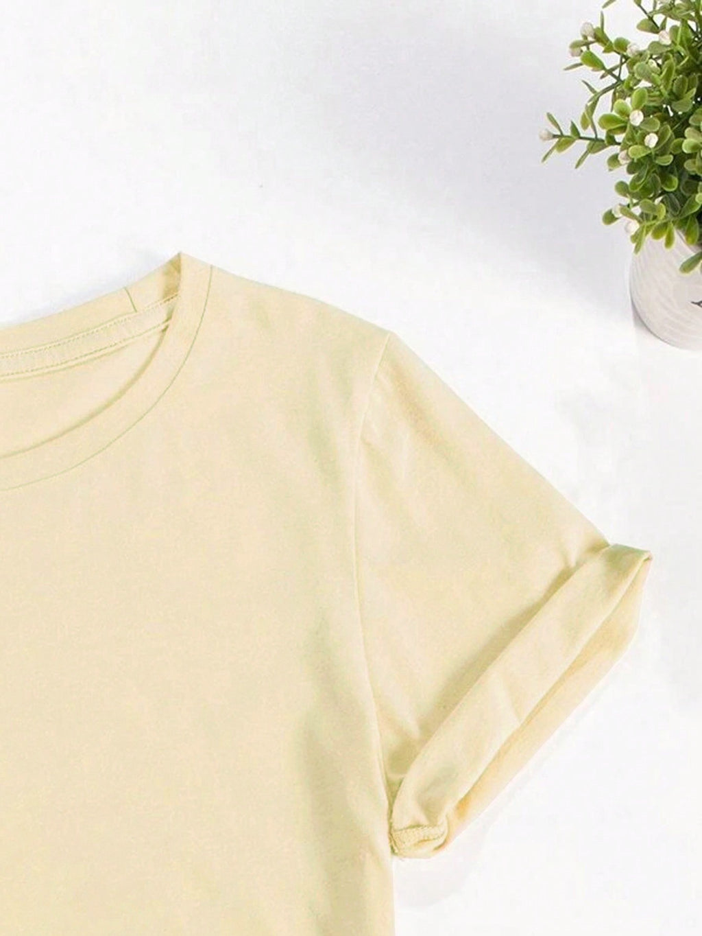 Cartoon Letter Graphic Print T Shirt, Short Sleeve Crew Neck Casual Top For Summer & Spring, Women's T-Shirt