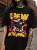New T-Shirt Featuring Princess Donut And Mongo, Celebrating The Achievement Of Dungeon Crawler Carl, Perfect For Book Enthusiasts And Gamers