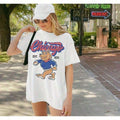 Graphic Tees Women2026 Summer Collection,Vintage Chicago Cub Crewneck T-Shirt, Cubs Shirt, Chicago Baseball Shirt, Retro Cubs Shirt, Baseball Game Day, Opening Day1010g High-Quality Pure Cotton T-Shirt With Minimalist Art Pattern Print, Soft And Breathabl