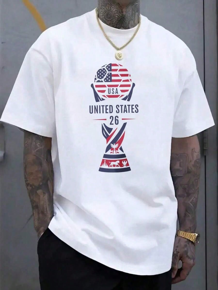 Cotton Graphic TeesHot [ World Cup Licensed] World Championship All Countries Cup Shirt Soccer Tee Argentina Brazil USA Mexico Canada Fan Tee Protective Phone Case Cover Summer Clothes Graphic Tees Mensummer Tops