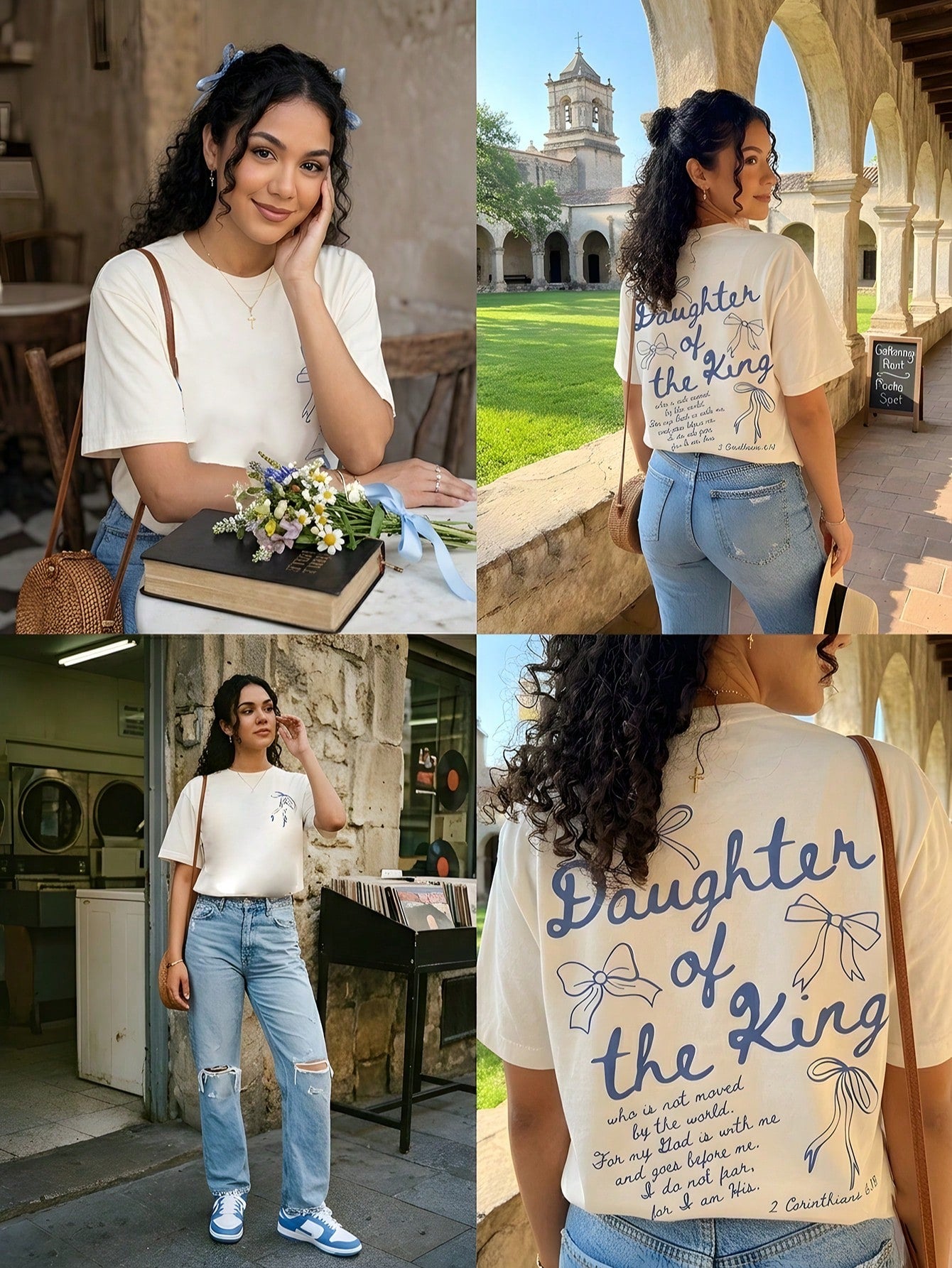 Funny 90s Retro Design, Vintage Western Style Printed Short-Sleeved Crew Neck T-Shirt