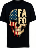 Skull T-Shirt, Unisex, 2026 Summer Short-Sleeve Printed T-Shirt, Pure Cotton, Breathable, Sweat-Absorbent, Soft, Suitable For Daily Commuting, Home Leisure, And Everyday Wear