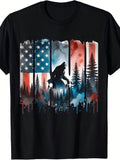 Humorous 4th Of July T-Shirt, Featuring Patriotic Stars And Stripes Design, Suitable For Everyone. This Retro-Style T-Shirt Is Comfortable And Comes In Extended Plus Sizes, Making It Perfect For Casual Outdoor Wear
