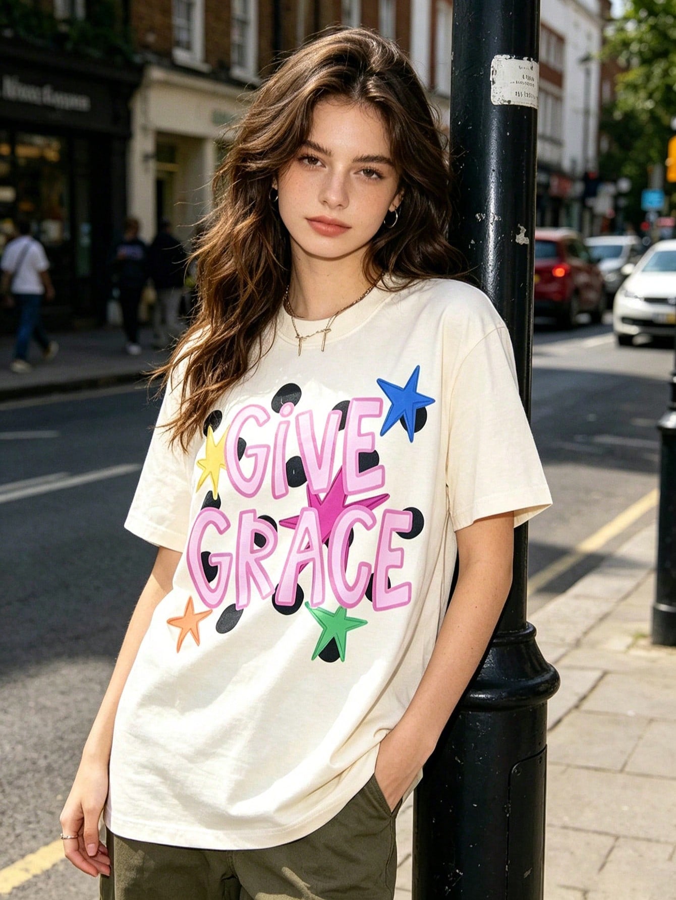 Give Grace Shirt, Christian Graphic Tee, Faith Shirt Women, Cute Church Shirt, Inspirational Tee Christian Apparel Gift For Her Vacation Outfit Women