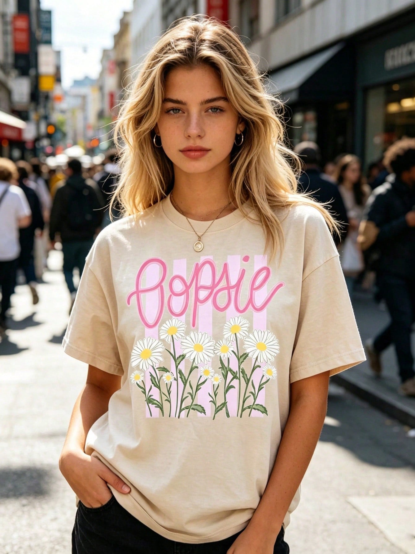 Floral Graphic T-Shirt Boho Summer Botanical Tee Streetwear Summer Top Camiseta Para Mujer Free Shipping Summer Outfit For Women Vacation Outfit Women