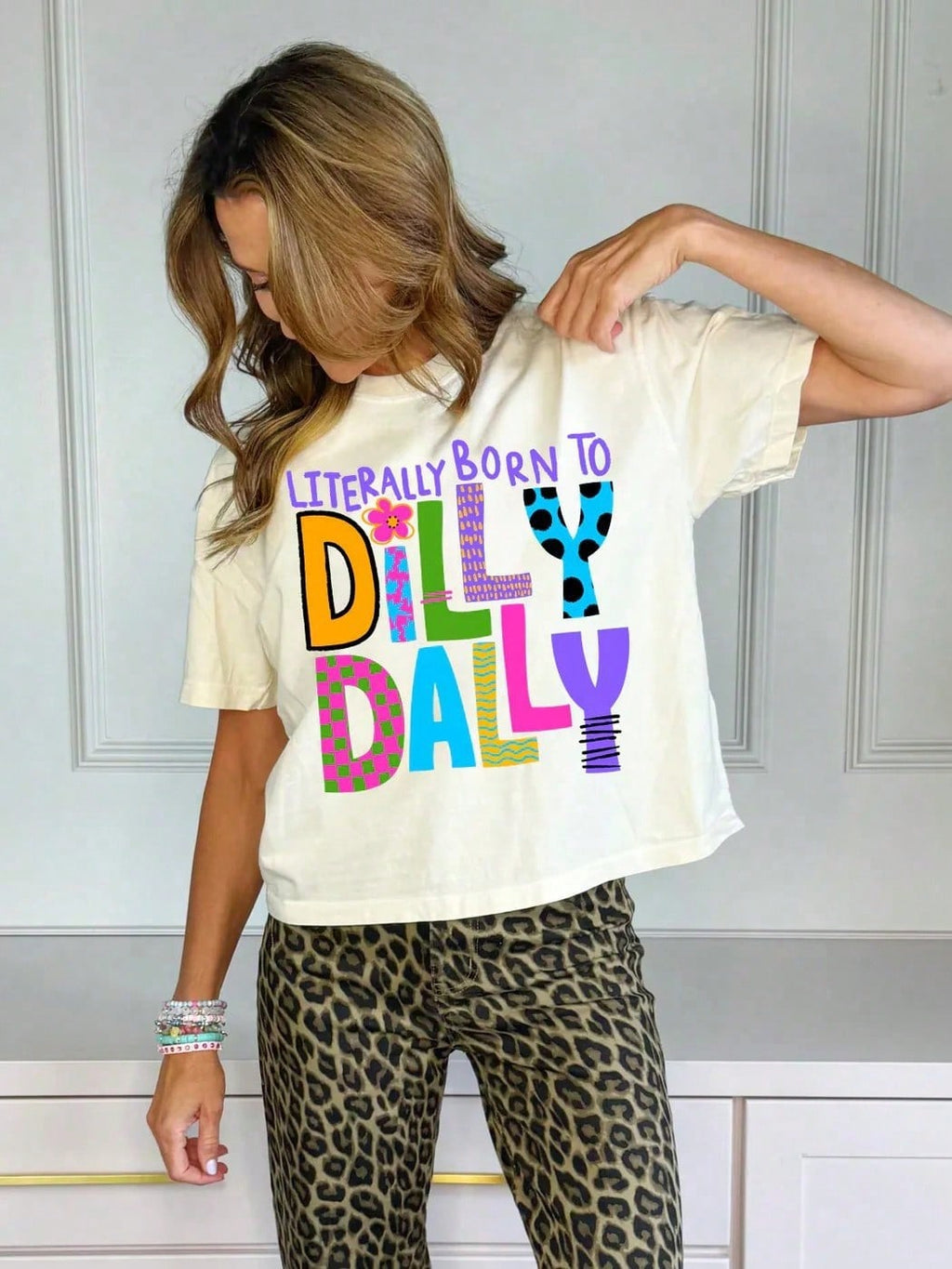 Born To Dilly Dally Lazy Summer Top | Aesthetic Beach Outfit For Woman Vacation Outfit