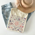 Women America 250 4th Of July Graphic Tee Independence Day US Flag Print T-Shirt Summer Holiday Festival Casual Loose Fit Top
