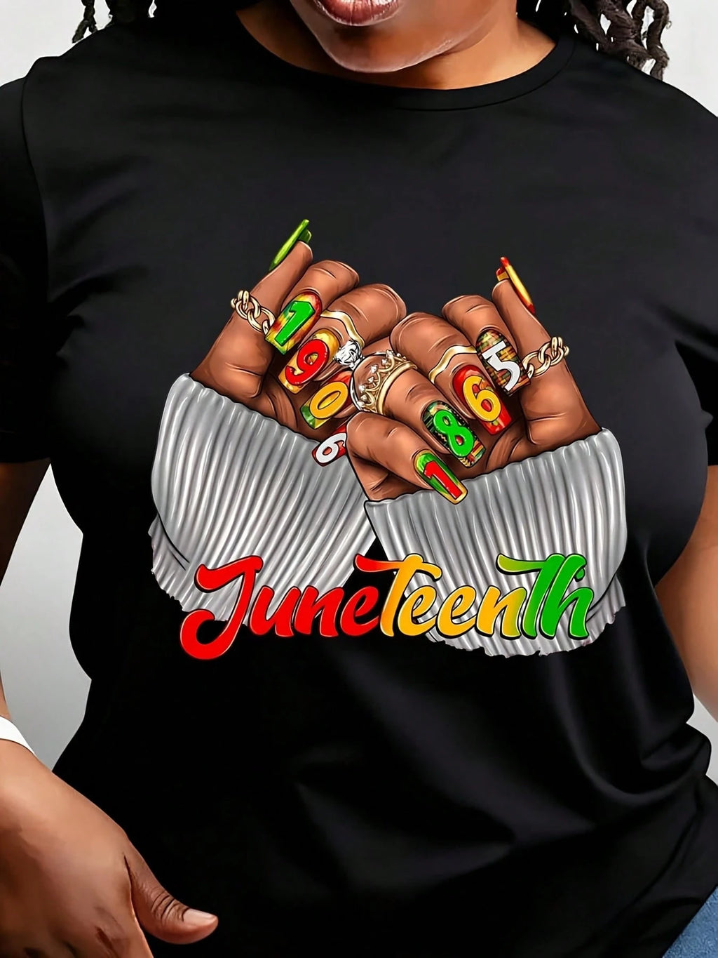Juneteenth Graphic Tee - Classic Crew Neck, Soft Casual Top for Celebrations and Everyday Outfits