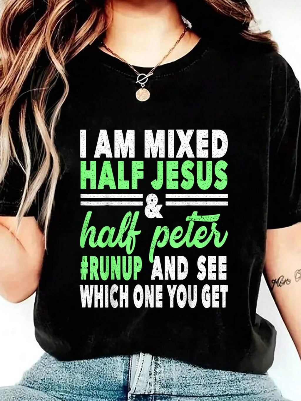 Soft Cotton Crew Neck Tee Custom Festival Name Print Concert Event Gift Top