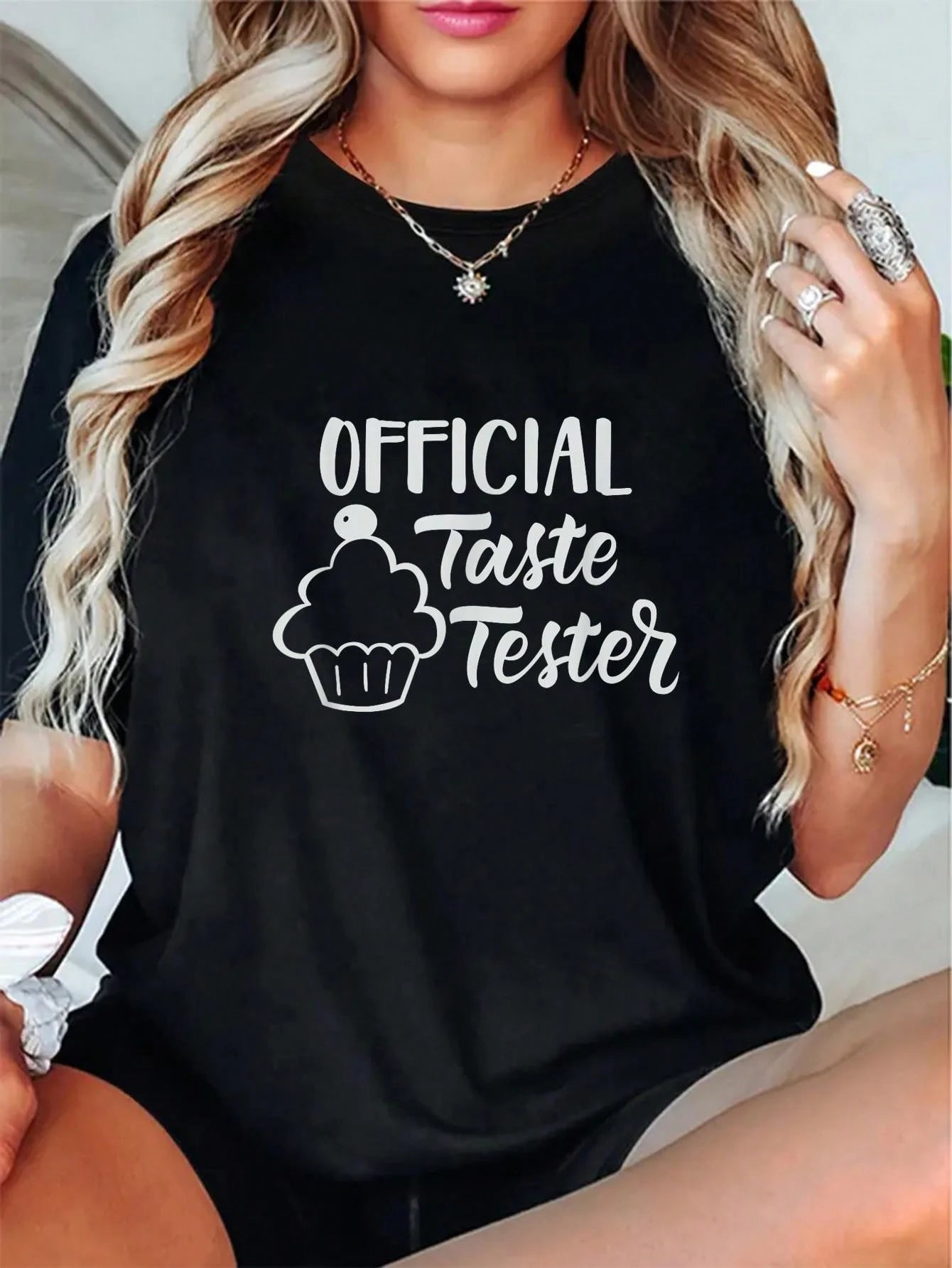 Custom Aunt Godmother Combo T-Shirt Soft Cotton Crew Neck Short Sleeve Wear For Baptism Family Celebration Events