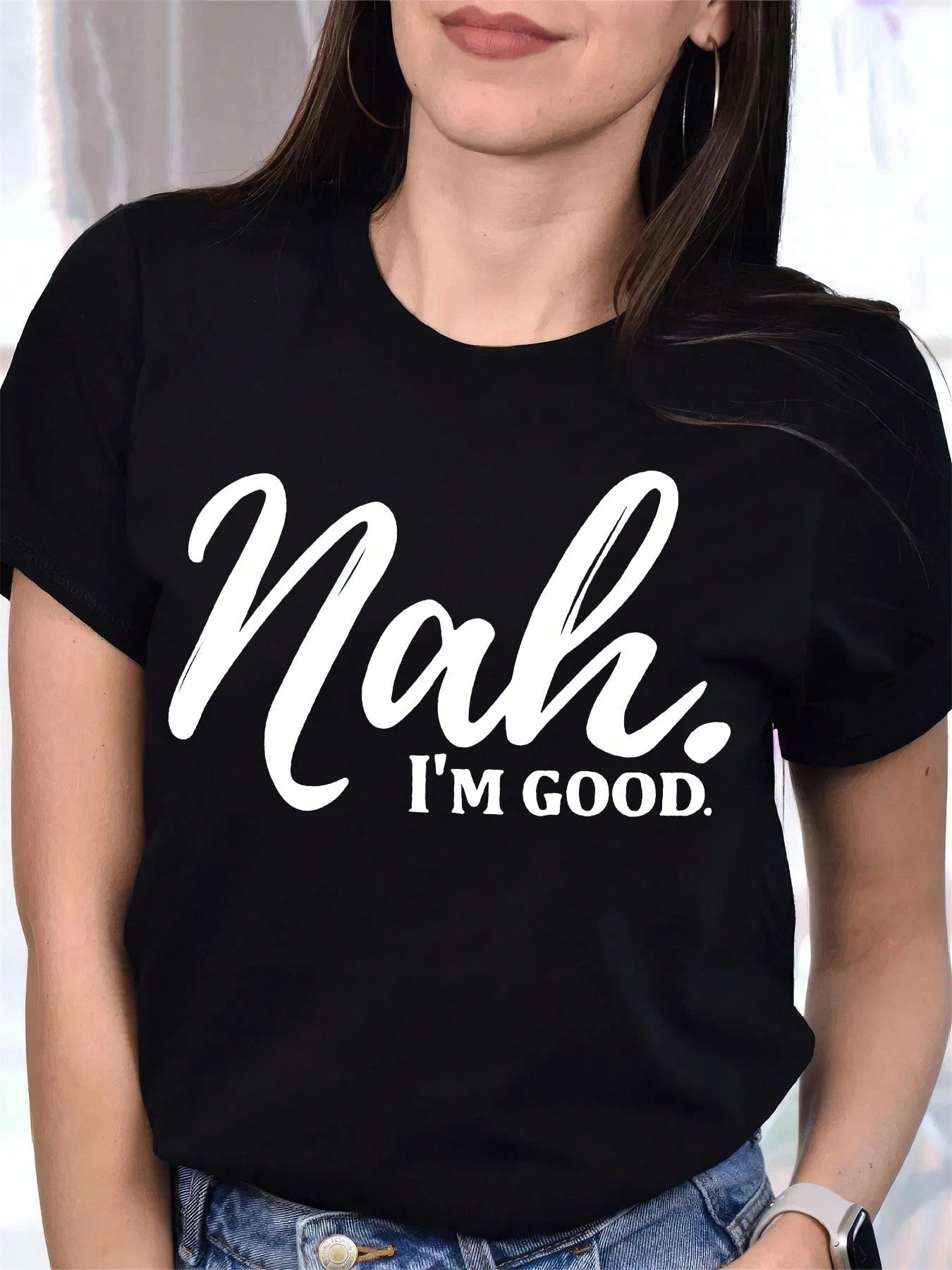 Soft Cotton Crew Neck Tee Custom Date Print Matching Couple Gift Top