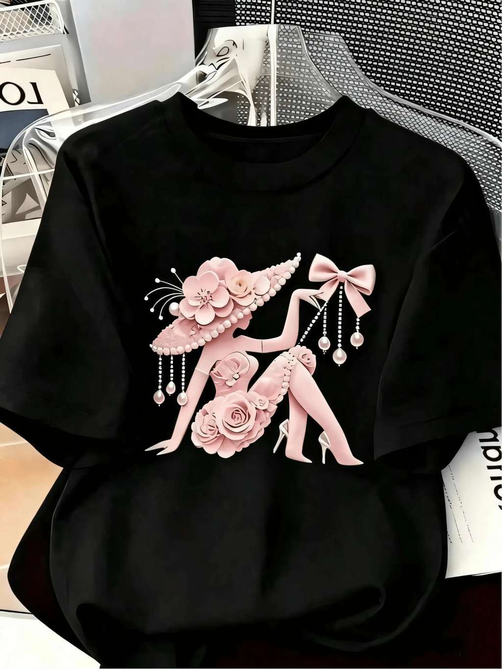 Custom Quadruplet Mom Four Children T-Shirt Stretch Cotton Crew Short Sleeve Casual Wear For Full-Time Multi-Infant Care Mothers