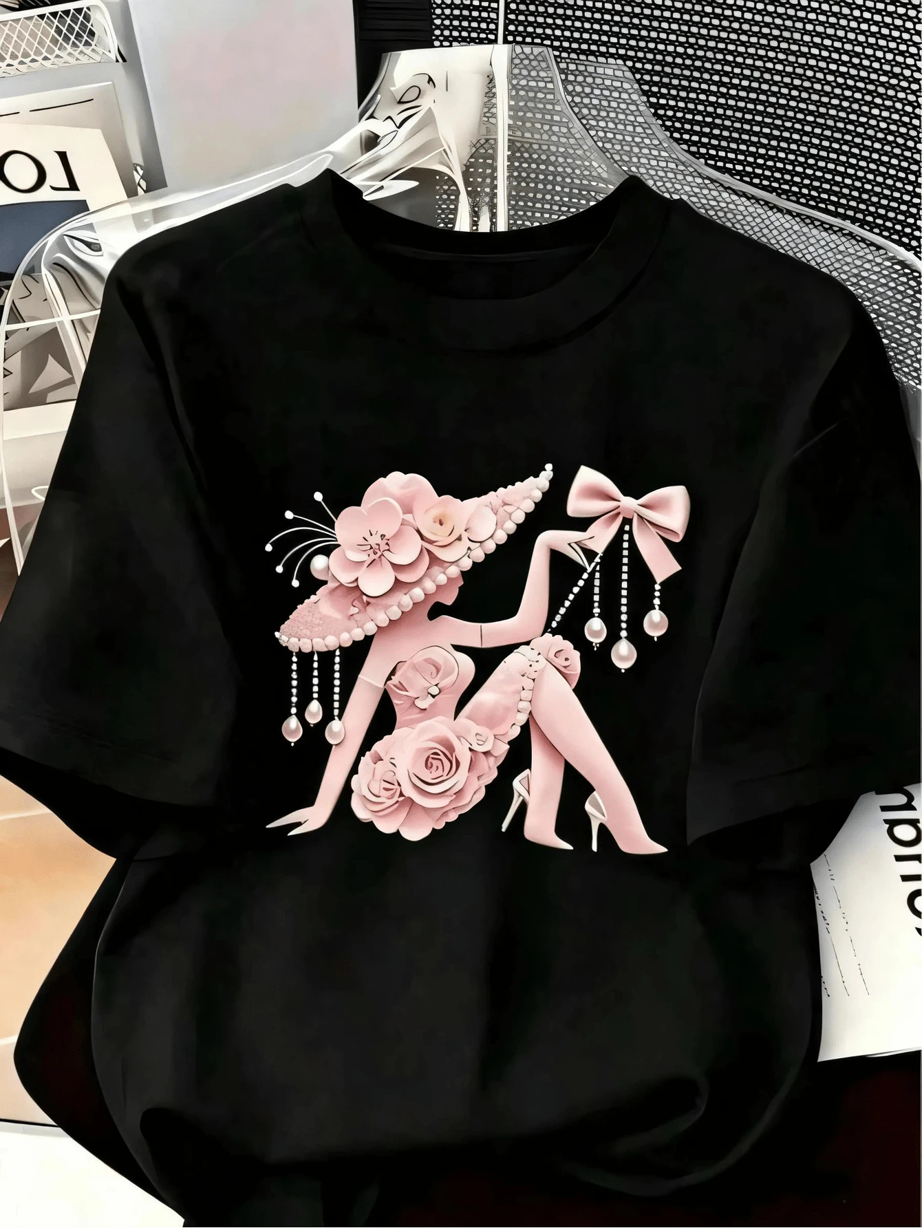 Custom Quadruplet Mom Four Children T-Shirt Stretch Cotton Crew Short Sleeve Casual Wear For Full-Time Multi-Infant Care Mothers