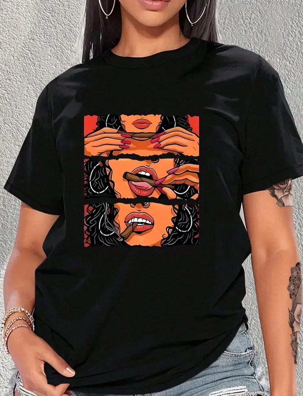 Custom Cyberpunk T-Shirt Neon Style Cotton Crew Neck Short Sleeve Futuristic Wear For Urban Street Style Outings